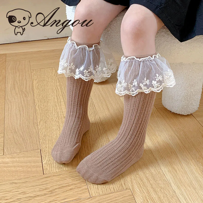 Angou Children Girl Stocking Toddler Baby Solid Color Socks Baby Girl Lace Knitting Socks Autumn Winter Kid Girl Tube Socks
Angou Children Girl Stocking Toddler Baby Solid Color Socks Baby Girl Lace Knitting Socks Autumn Winter Kid Girl Tube Socks