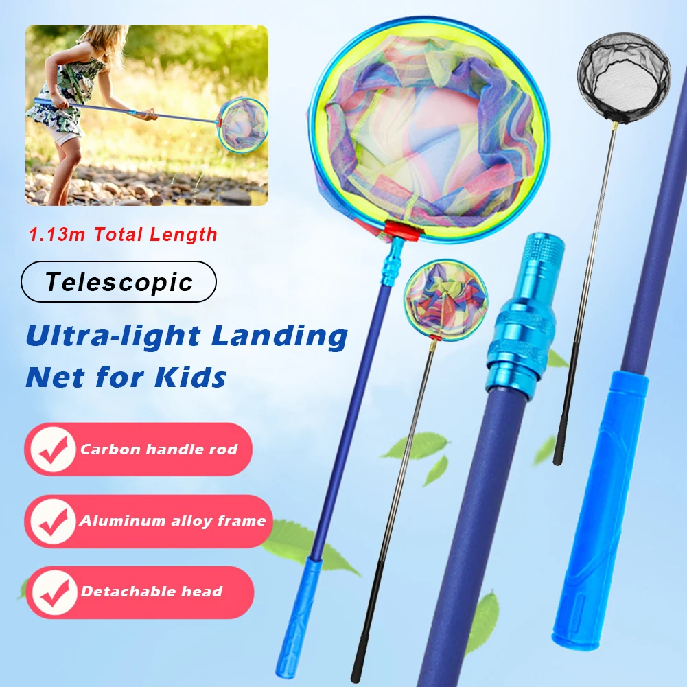 Portable Fishing Net Retractable Handle Foldable Landing Net Aluminium Alloy Telescoping Fishing Net Folding Scoop Net For Kids
Portable Fishing Net Retractable Handle Foldable Landing Net Aluminium Alloy Telescoping Fishing Net Folding Scoop Net For Kids