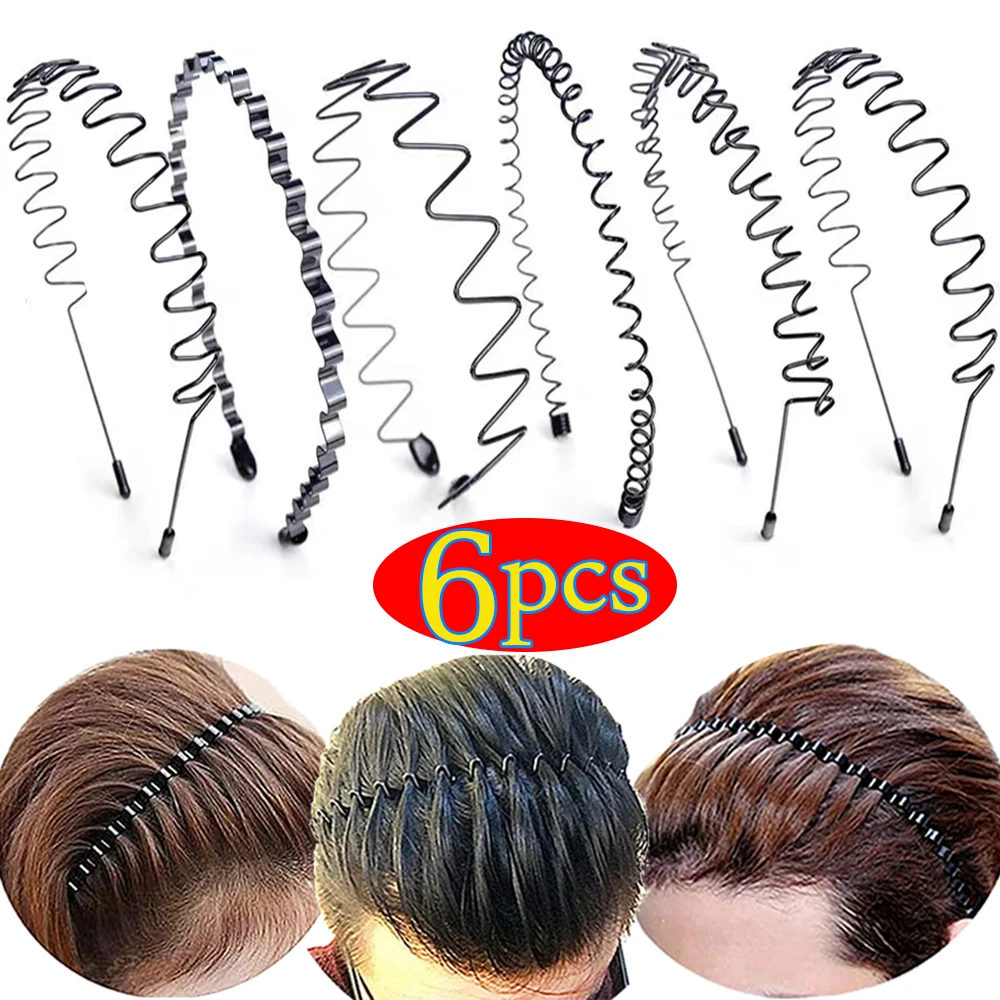 Fashion Black Metal Wavy Headband Women Men Hair Band Head Hoops Bands Sport Headbands Headwear Hairband Bangs Hair Accessories
Fashion Black Metal Wavy Headband Women Men Hair Band Head Hoops Bands Sport Headbands Headwear Hairband Bangs Hair Accessories