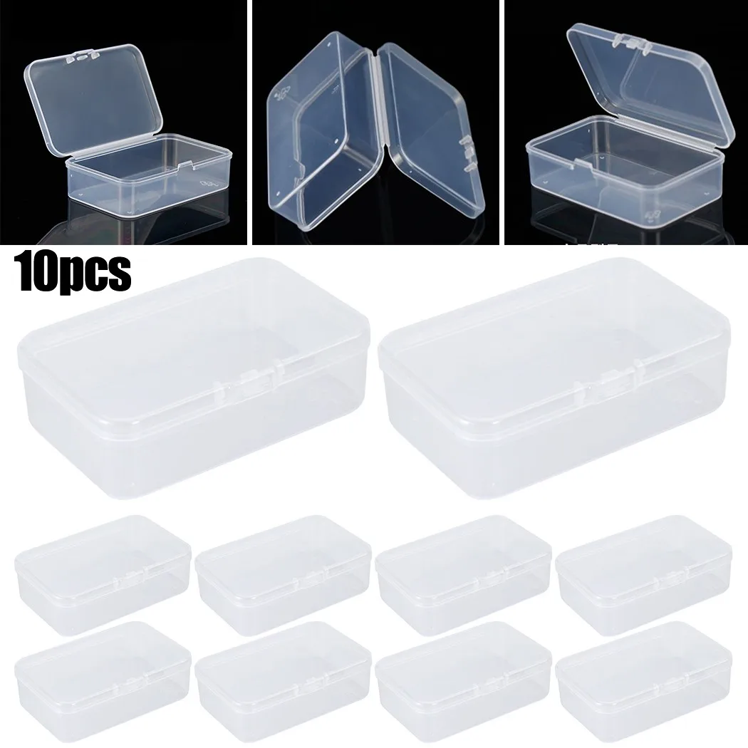10pcs Mini Plastic Storage Box Jewelry Beads Screw Tools Organizer Container Case Mutil-function Paking Boxes 9.5*6.5*2.5cm
10pcs Mini Plastic Storage Box Jewelry Beads Screw Tools Organizer Container Case Mutil-function Paking Boxes 9.5*6.5*2.5cm