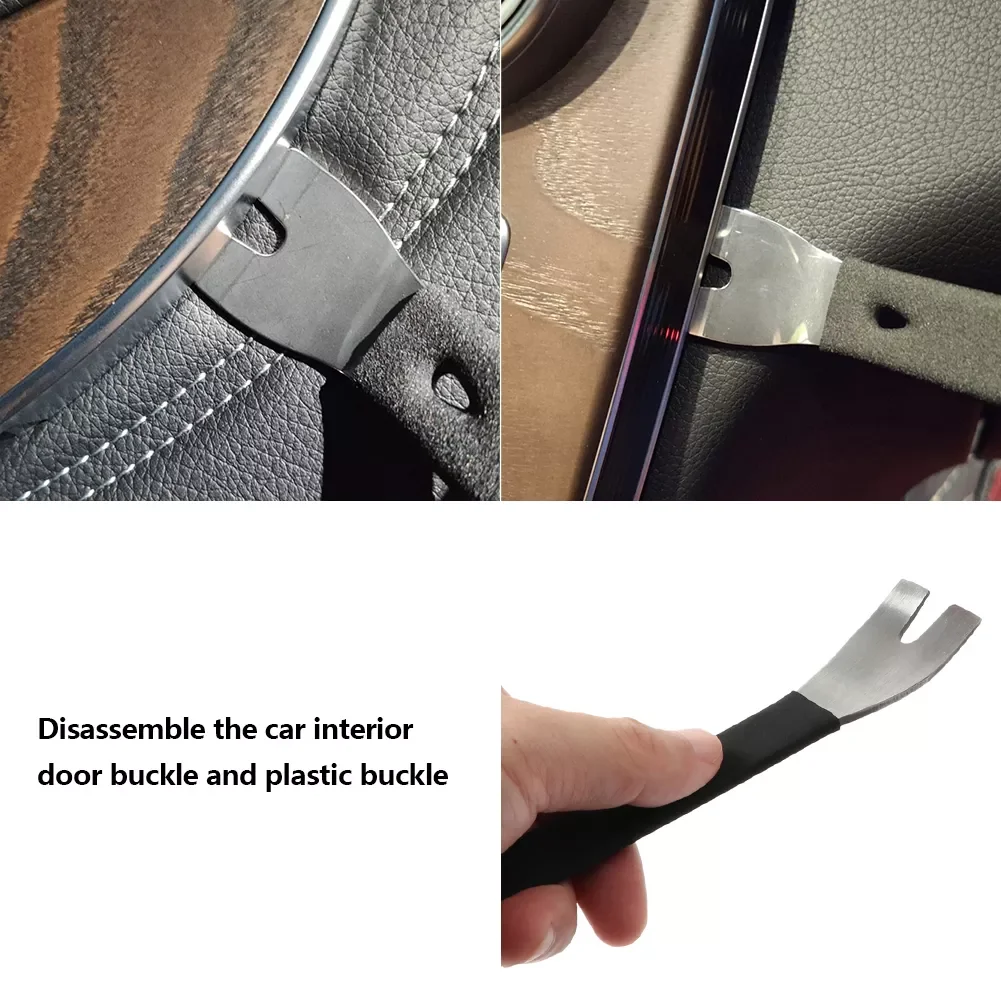 Organizers Car Herramientas New Stainless Steel Trim Removal Tool Car Trim Puller Pry Bar Dual Ends Pry Tools for Door Panel Aud
Organizers Car Herramientas New Stainless Steel Trim Removal Tool Car Trim Puller Pry Bar Dual Ends Pry Tools for Door Panel Aud