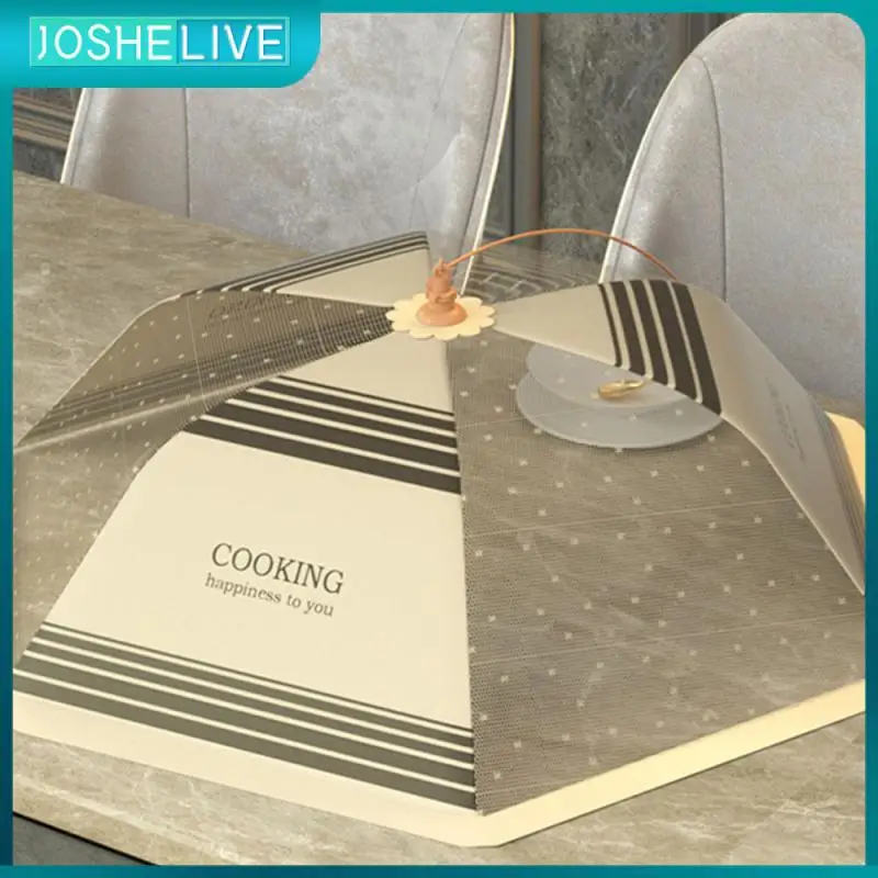 New Insulated Rice Umbrella Type Light Luxury Wind Folding Vegetable Cover Insect Proof Food Bread Cover Umbrella Folding Type
New Insulated Rice Umbrella Type Light Luxury Wind Folding Vegetable Cover Insect Proof Food Bread Cover Umbrella Folding Type
