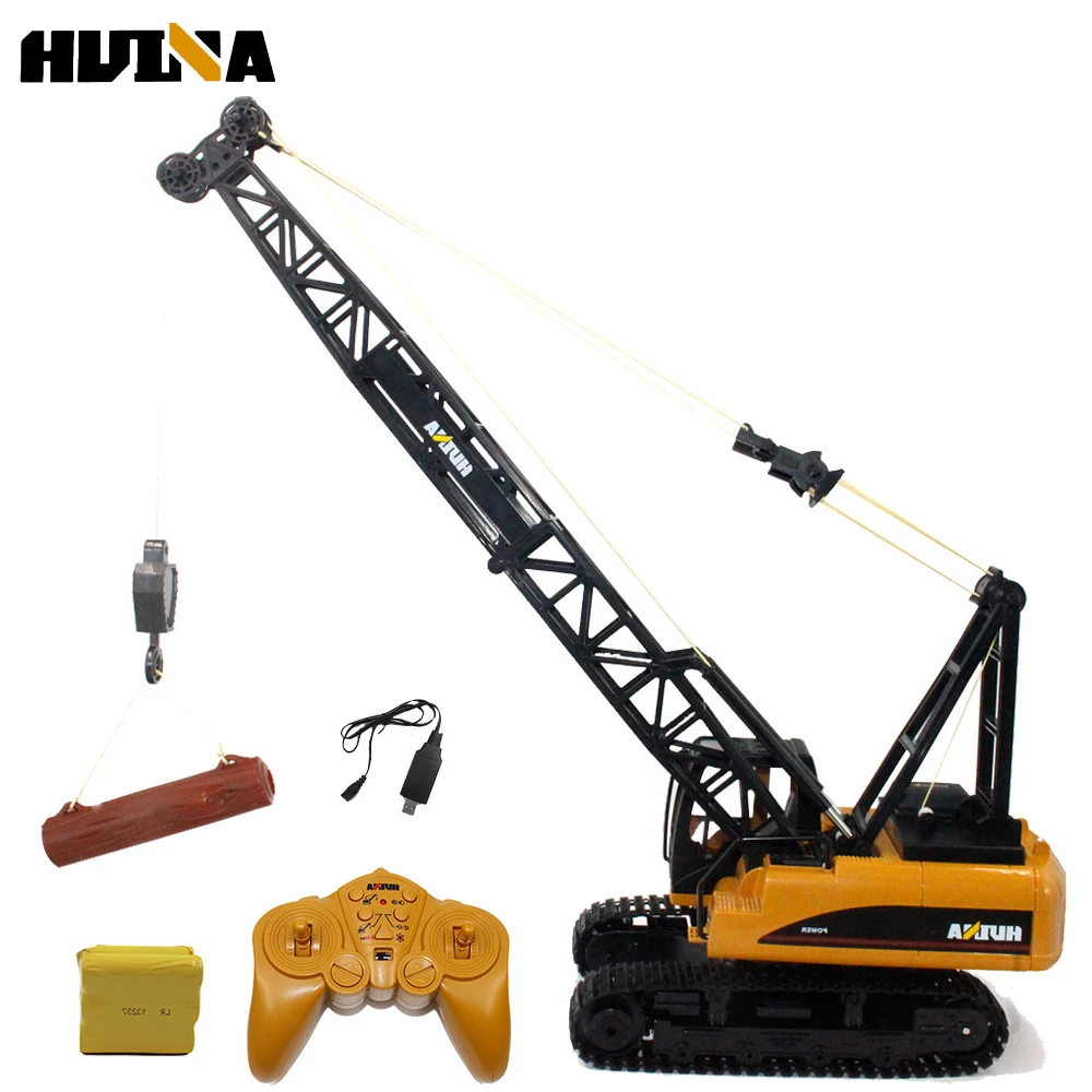 

Huina 15-channel Rc Crane Model Alloy 2.4G Wireless Large Remote Control Car Engineering Vehicle Crane Tower Engineering Vehicle
