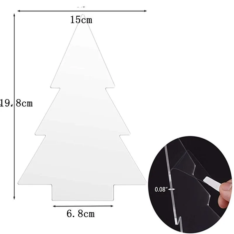 5/10/20/30PCS Christmas Tree Acrylic Clear LED Light Base Sign DIY Display Project Christmas Tree Painting Creative Supplies
5/10/20/30PCS Christmas Tree Acrylic Clear LED Light Base Sign DIY Display Project Christmas Tree Painting Creative Supplies