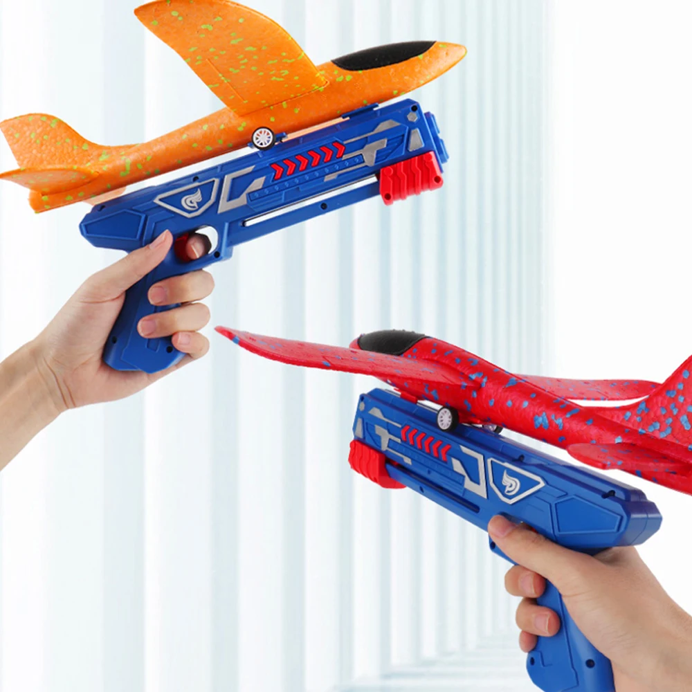 Foam Plane Launcher EPP Bubble Airplanes Glider Hand Throw Catapult Plane Toy for Kids Catapult Guns Aircraft Shooting Game Toy
Foam Plane Launcher EPP Bubble Airplanes Glider Hand Throw Catapult Plane Toy for Kids Catapult Guns Aircraft Shooting Game Toy