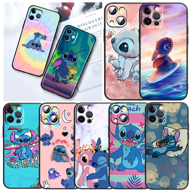 Cartoon Cute Stitch Phone Case For Apple iPhone 14 13 12 11 SE XS XR X 7 8 6 Mini Plus Pro MAX 2020 Black Soft Cover
Cartoon Cute Stitch Phone Case For Apple iPhone 14 13 12 11 SE XS XR X 7 8 6 Mini Plus Pro MAX 2020 Black Soft Cover