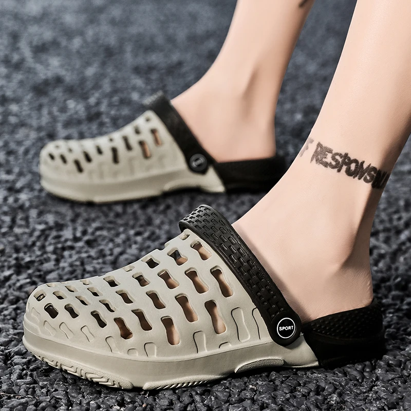 2023 Summer Men's Sandals Anti Slip Wear-resistant Clogs Garden Shoes Hole Shoes Outdoor Slippers Beach Shoes Couple Sandals
2023 Summer Men's Sandals Anti Slip Wear-resistant Clogs Garden Shoes Hole Shoes Outdoor Slippers Beach Shoes Couple Sandals
