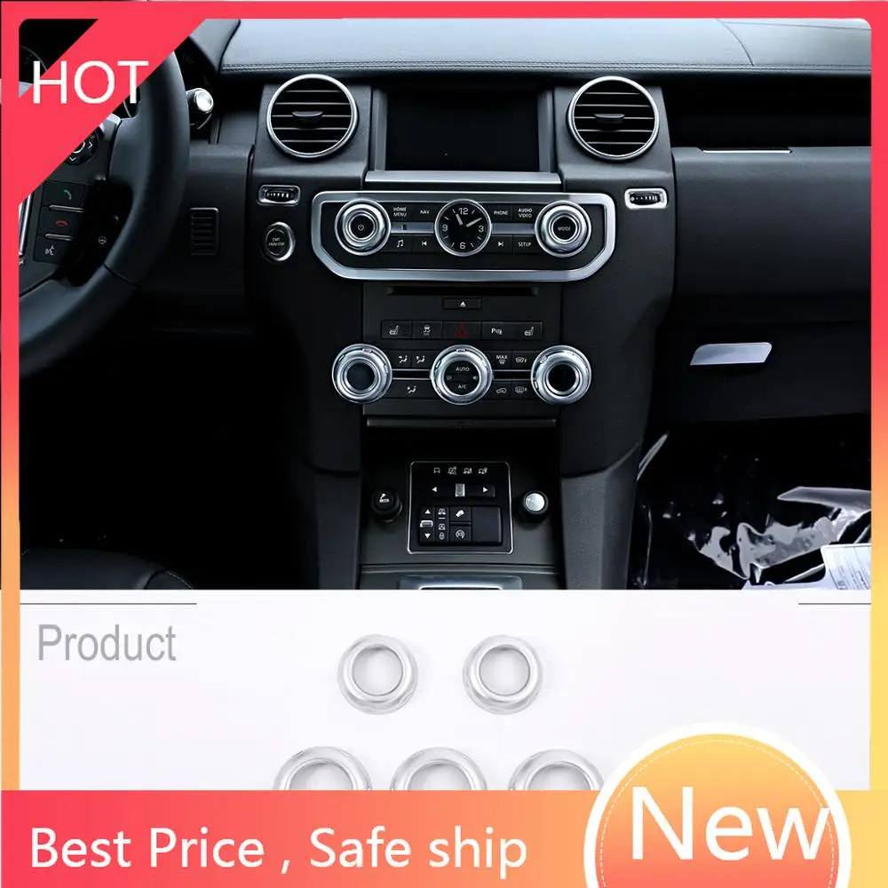 Ручка регулировки громкости и кондиционера ABS Chrome, 5 шт., для Land Rover Discovery 4 LR4 Range Rover Sport Freelander 2
Ручка регулировки громкости и кондиционера ABS Chrome, 5 шт., для Land Rover Discovery 4 LR4 Range Rover Sport Freelander 2