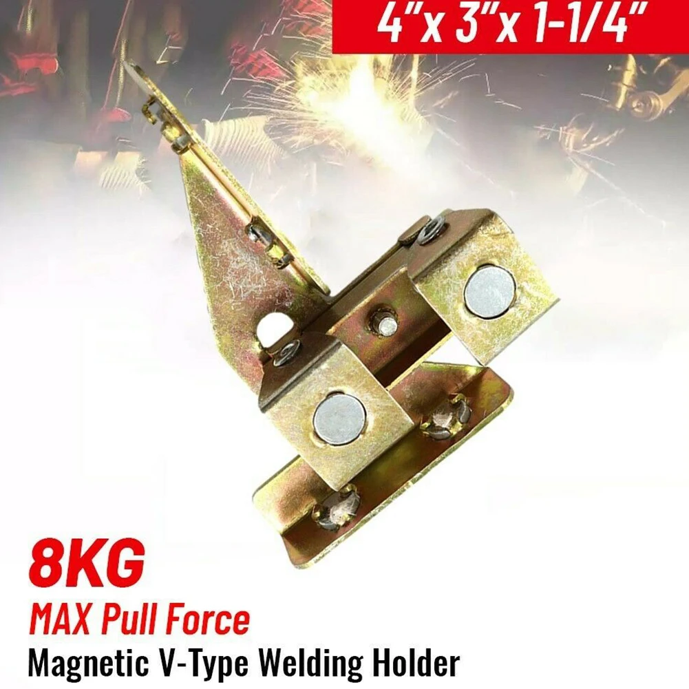 Adjustable Welding Bracket Stainless Steel Working Magnetic V-Type Clamp Welding Holder Fixture Welding Parts 4" X 3" X 1-1/4"
Adjustable Welding Bracket Stainless Steel Working Magnetic V-Type Clamp Welding Holder Fixture Welding Parts 4" X 3" X 1-1/4"