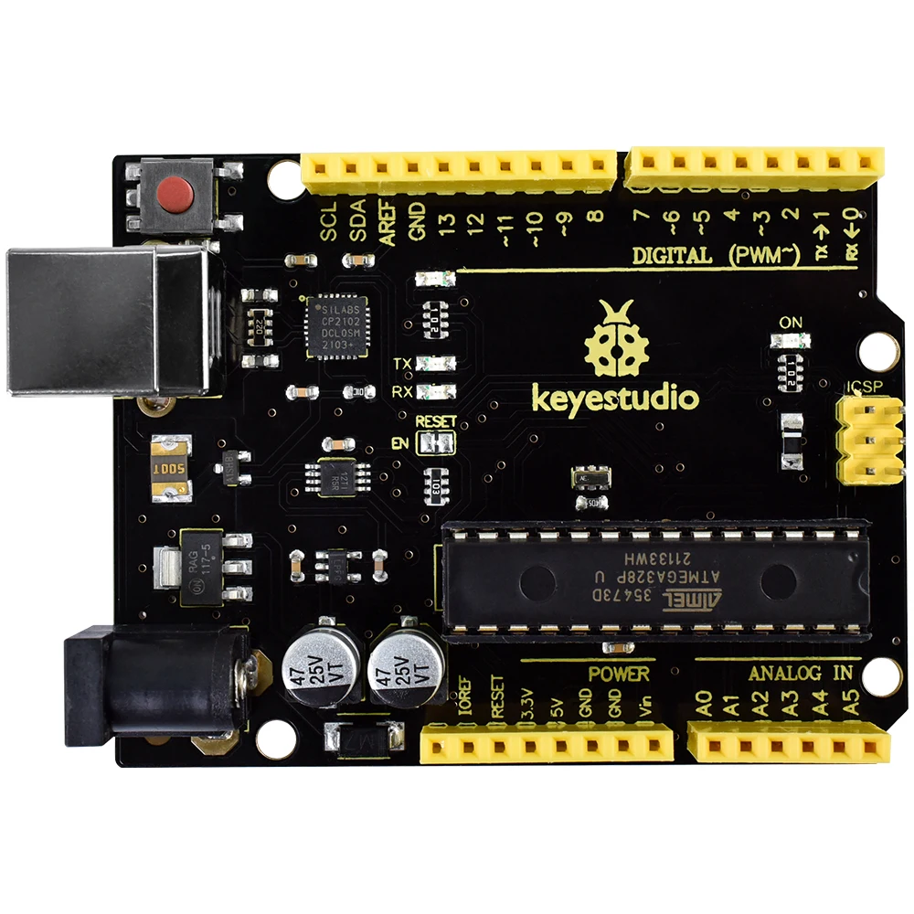 Макетная плата Keyestudio V4.0 с последовательным чипом USB CP2102, электронный комплект «сделай сам»
Макетная плата Keyestudio V4.0 с последовательным чипом USB CP2102, электронный комплект «сделай сам»