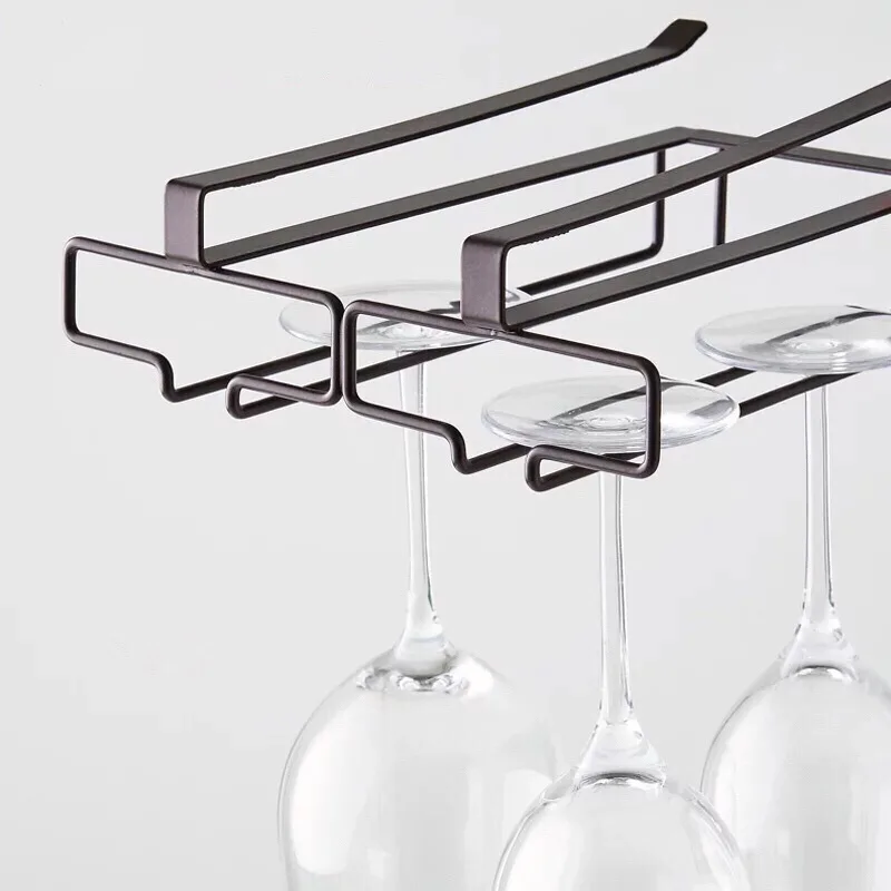 Wine Glass Rack Wall Mounted Stemware Inverted Storage Shelf Under Cabinet No-punch Organizer Rack Drain Holder Kitchen Tools
Wine Glass Rack Wall Mounted Stemware Inverted Storage Shelf Under Cabinet No-punch Organizer Rack Drain Holder Kitchen Tools