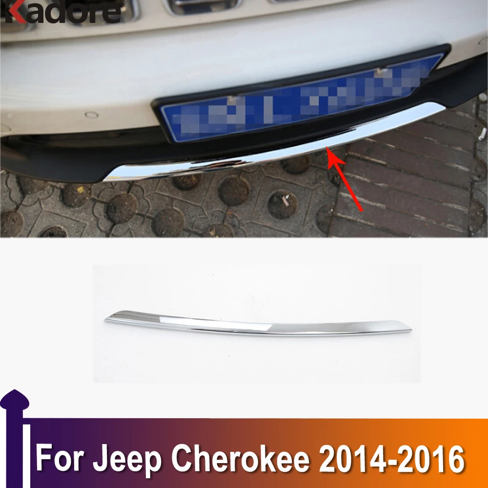 Для Jeep Cherokee 2014 2015 2016 ABS Хромированная накладка на передний бампер отделка украшение для автомобиля внешние аксессуары авто Стайлинг
Для Jeep Cherokee 2014 2015 2016 ABS Хромированная накладка на передний бампер отделка украшение для автомобиля внешние аксессуары авто Стайлинг