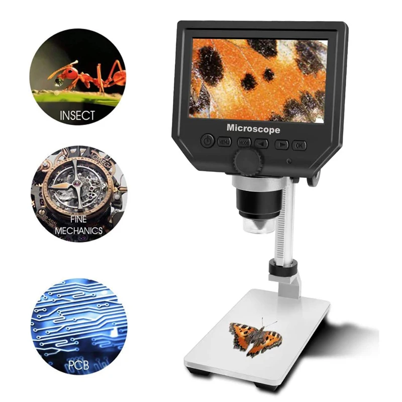 G600 USB Digital Electronic Microscope Handheld Endoscope Video Camera 8 LED With 4.3" HD OLED Screen for pcb motherboard repair
G600 USB Digital Electronic Microscope Handheld Endoscope Video Camera 8 LED With 4.3" HD OLED Screen for pcb motherboard repair