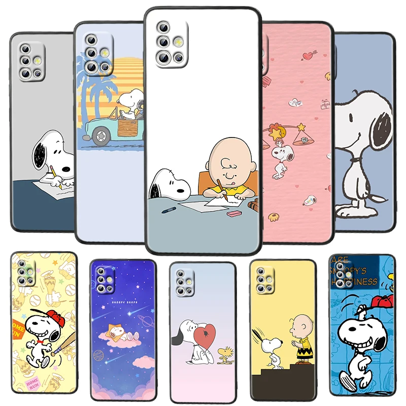 Snoopy Dog Cartoon Cute For Samsung Galaxy A52S A72 A71 A52 A51 A12 A32 A21S 4G 5G Funda Soft TPU Black Phone Case Capa Cover
Snoopy Dog Cartoon Cute For Samsung Galaxy A52S A72 A71 A52 A51 A12 A32 A21S 4G 5G Funda Soft TPU Black Phone Case Capa Cover
