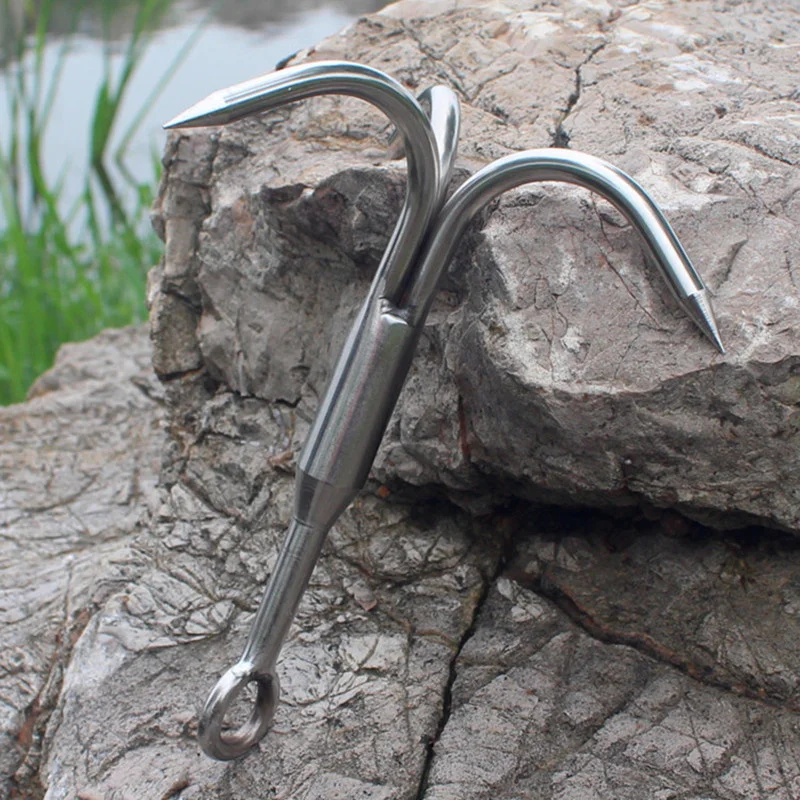 3 Claws Outdoor Rock Climbing Survival Stainless Steel Camping Equipment Hunting Trekking Life-saving Grappling Hook Tools
3 Claws Outdoor Rock Climbing Survival Stainless Steel Camping Equipment Hunting Trekking Life-saving Grappling Hook Tools