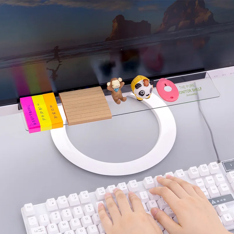 Creative Acrylic Monitor Message Memo Board for Sticky Note Transparent Name Card Phone Holder Desktop Plastic Holder Stationery
Creative Acrylic Monitor Message Memo Board for Sticky Note Transparent Name Card Phone Holder Desktop Plastic Holder Stationery