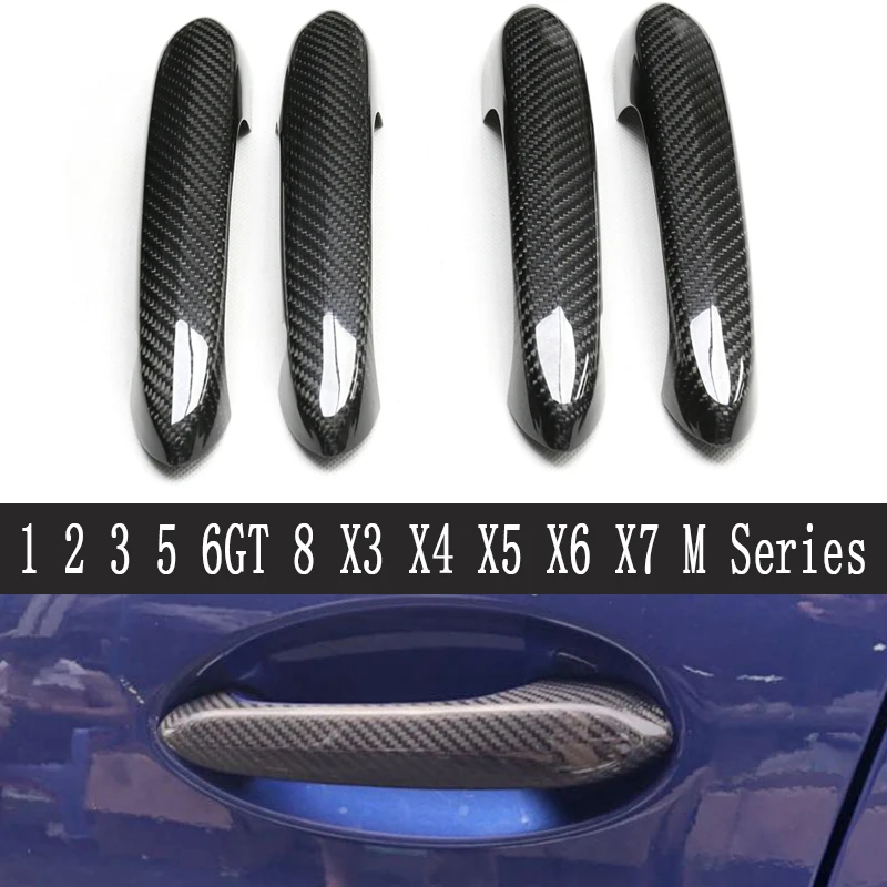 For BMW 1 2 3 4 5 8 M3 M4 X3 X4 X5 Serie F44 G30 G82 G20 G01 G05 Real carbon fiber Auto outer door handle cover Carbon Handle
For BMW 1 2 3 4 5 8 M3 M4 X3 X4 X5 Serie F44 G30 G82 G20 G01 G05 Real carbon fiber Auto outer door handle cover Carbon Handle