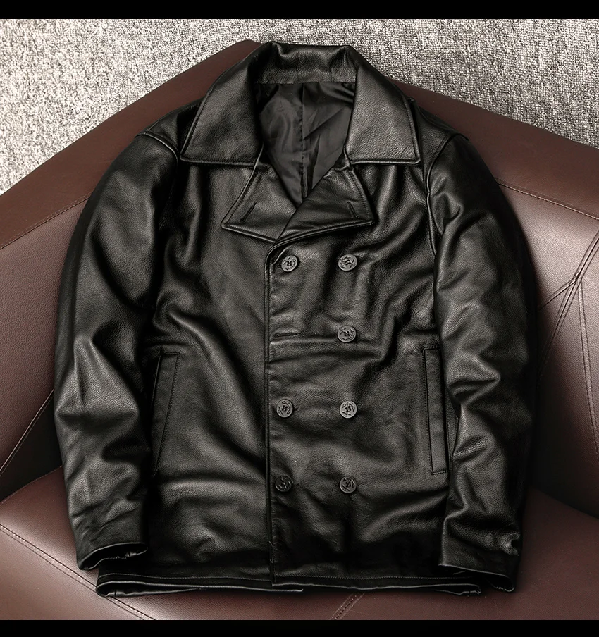 Free shipping.sales.quality men leather windcoat.plus size buiness cowhide jacket.classic casual father leather cloth
Free shipping.sales.quality men leather windcoat.plus size buiness cowhide jacket.classic casual father leather cloth