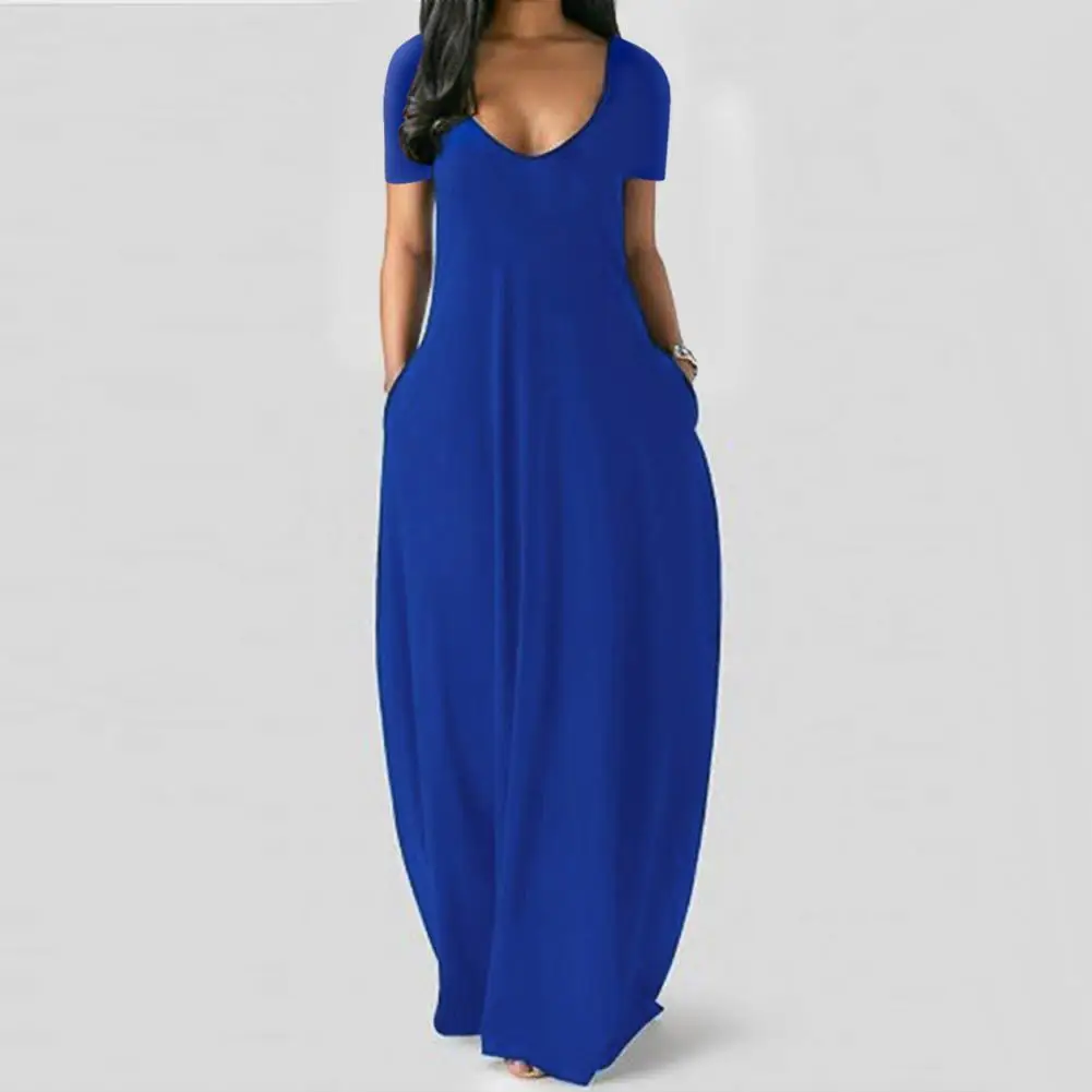 Maxi Dress A-Line Comfortable Breathable Short Sleeve Slim Women Dress Dress Streetwear
Maxi Dress A-Line Comfortable Breathable Short Sleeve Slim Women Dress Dress Streetwear