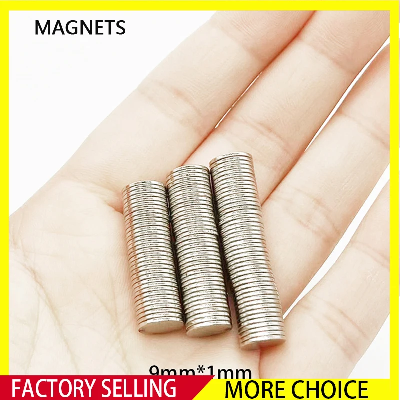 20~1000PCS 9x1mm Neodymium Magnet 9mm x 1mm 35 NdFeB Round Super Powerful Strong Permanent Magnetic imanes Disc 9*1mm
20~1000PCS 9x1mm Neodymium Magnet 9mm x 1mm 35 NdFeB Round Super Powerful Strong Permanent Magnetic imanes Disc 9*1mm