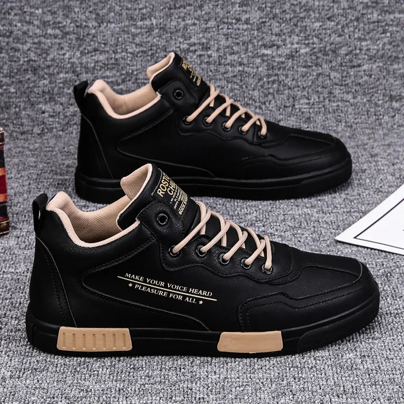 Sneakers Men's Non-slip Leather Casual Shoes Formal Wear Lightweight Men's Shoes Fashion Trend Outdoor Walking Shoes
Sneakers Men's Non-slip Leather Casual Shoes Formal Wear Lightweight Men's Shoes Fashion Trend Outdoor Walking Shoes