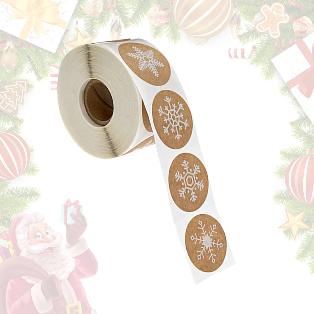 1 Roll/500pcs Christmas Snowflake Sealing Sticker Xmas Theme Self-Adhesive DIY Sticker Baking Packing Label Wrapping Stickers
1 Roll/500pcs Christmas Snowflake Sealing Sticker Xmas Theme Self-Adhesive DIY Sticker Baking Packing Label Wrapping Stickers