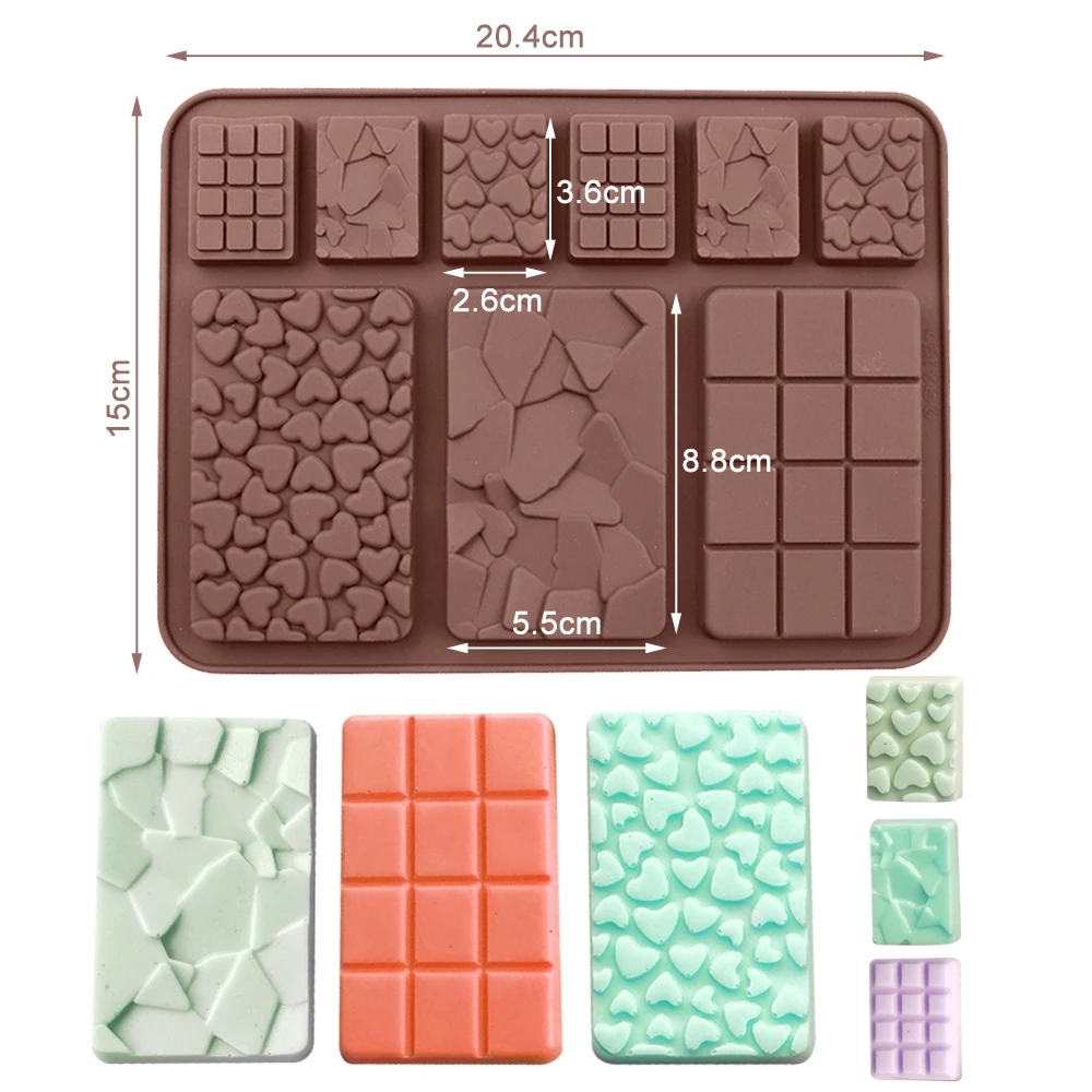 9 Cavity Silicone Chocolate Mold Jelly Block Bar Mold Epoxy Ice Tray Fondant Kitchen Baking Supply Cake Decorating Candy Tool
9 Cavity Silicone Chocolate Mold Jelly Block Bar Mold Epoxy Ice Tray Fondant Kitchen Baking Supply Cake Decorating Candy Tool
