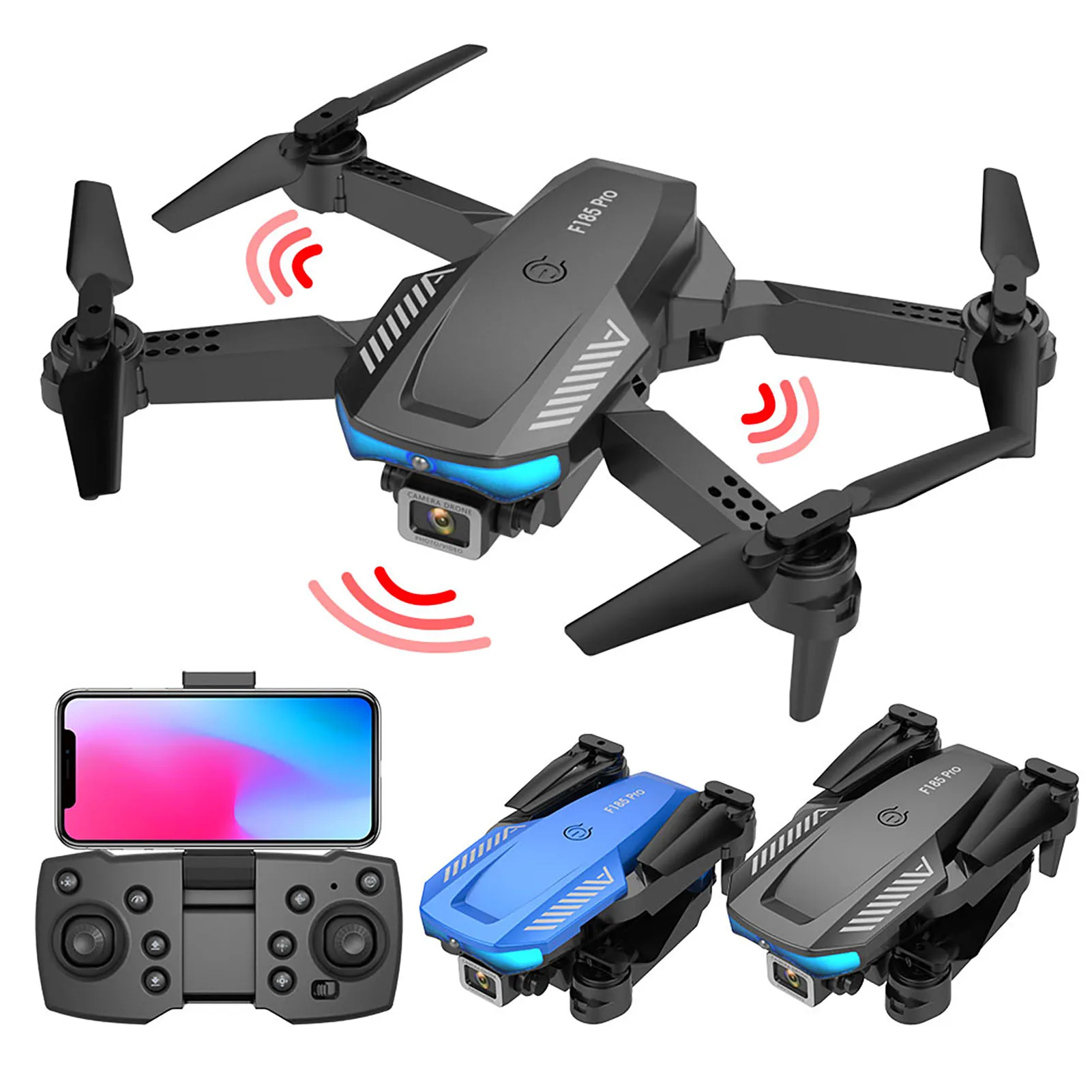 4k Dual Camera Quadcopter Drone with 360° Surround Flight & Intelligent Obstacle Avoidance WiFi APP Remote Control
4k Dual Camera Quadcopter Drone with 360° Surround Flight & Intelligent Obstacle Avoidance WiFi APP Remote Control