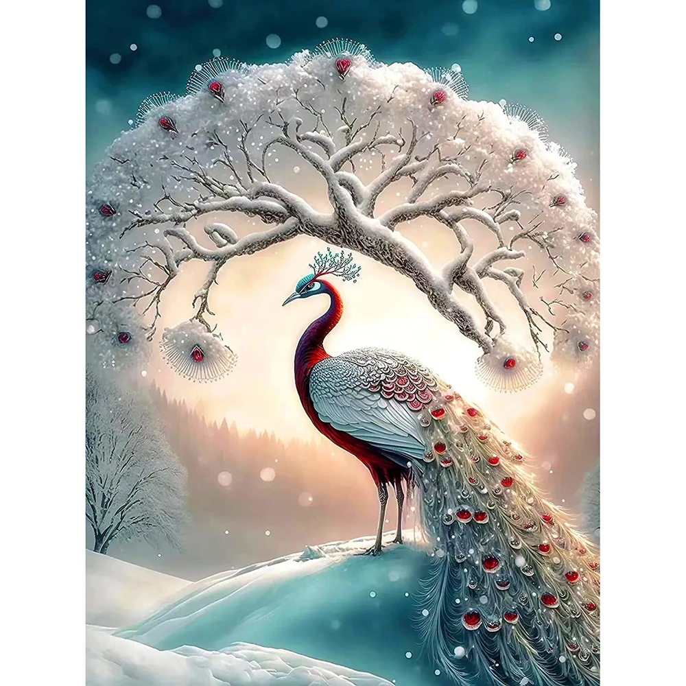 5D Diamond Painting DIY Diamond Art Embroidery Kit Colorful Peacock Hand Painted Living Room and Bedroom Decoration
5D Diamond Painting DIY Diamond Art Embroidery Kit Colorful Peacock Hand Painted Living Room and Bedroom Decoration