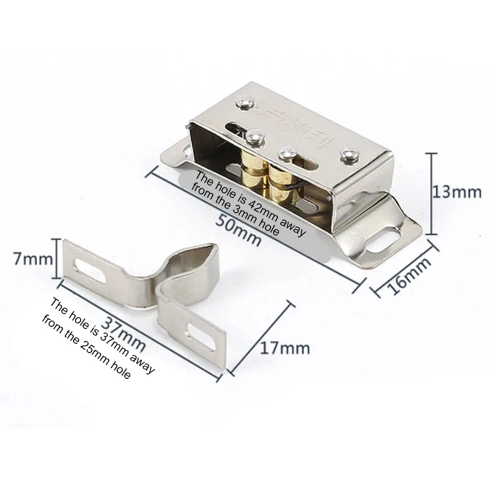 5/10pcs Door Cabinet Catch Latches Latchcatches Roller Screen Shower Closer Closet Double Rollers Fasteners Shutter Open Drawer
5/10pcs Door Cabinet Catch Latches Latchcatches Roller Screen Shower Closer Closet Double Rollers Fasteners Shutter Open Drawer