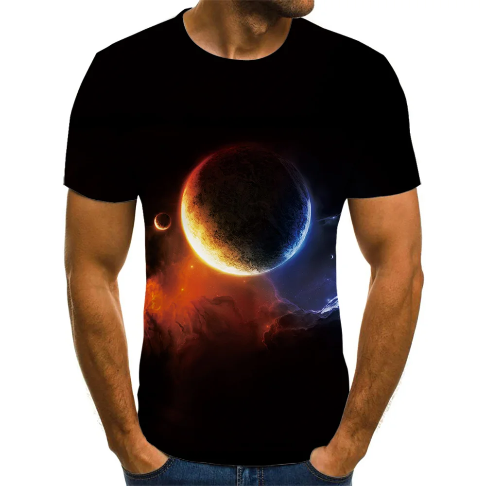 2021 New Summer Round Neck Fashion Planet 3D Printed Short Sleeve Shirt Fashion Street Personalized Top Graphic T-Shirt
2021 New Summer Round Neck Fashion Planet 3D Printed Short Sleeve Shirt Fashion Street Personalized Top Graphic T-Shirt