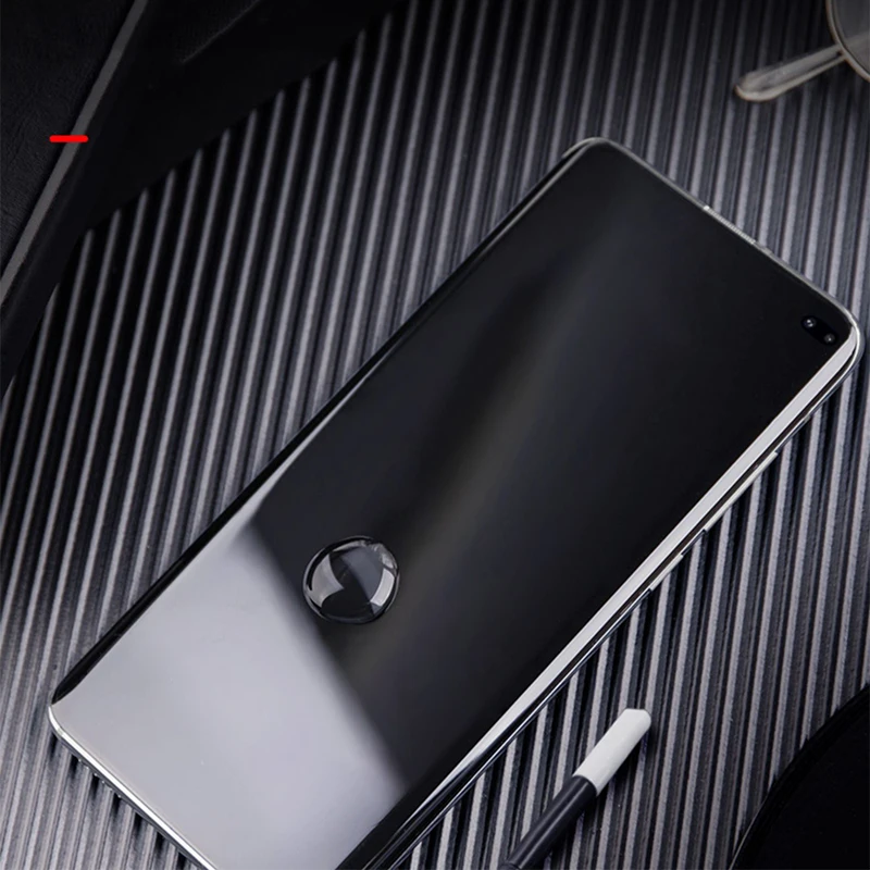 Для Galaxy S21 S22 ультратонкая защита для экрана Анти-шпион УФ закаленное стекло Samsung