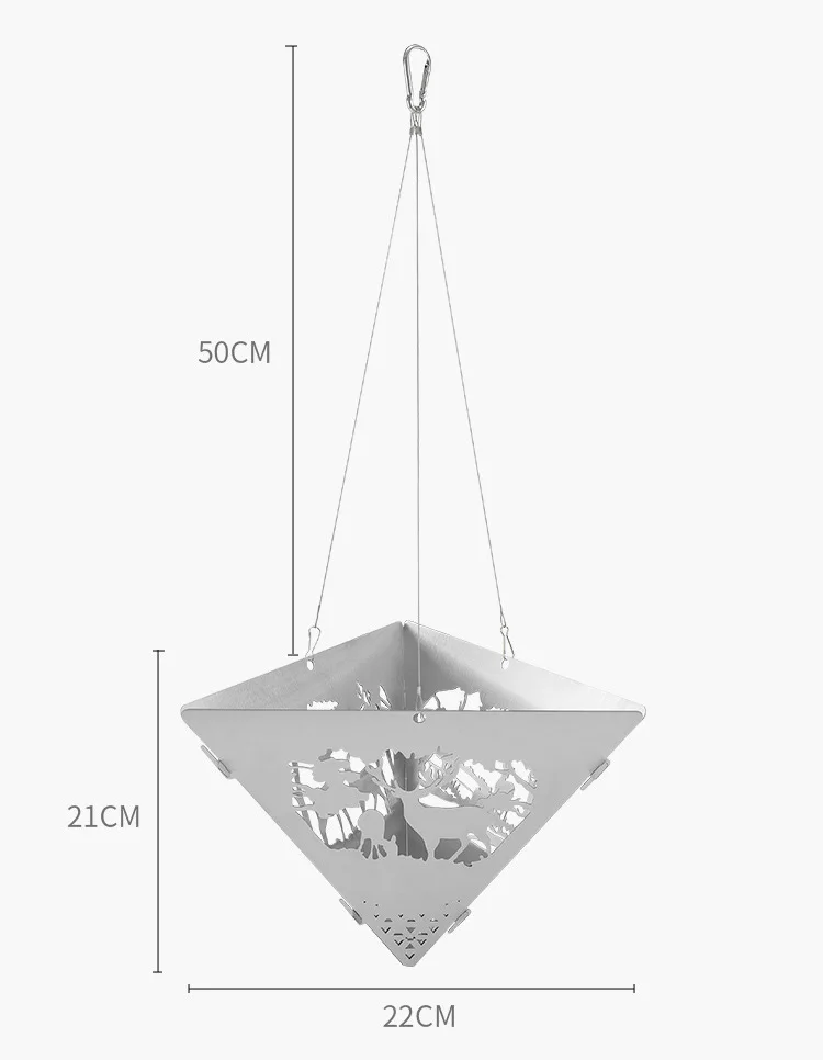 Outdoor Camping BBQ Hanger Portable Hanging Stove Ultralight Stainless Steel Picnic Bonfire Warm Triangle Burning Platform
Outdoor Camping BBQ Hanger Portable Hanging Stove Ultralight Stainless Steel Picnic Bonfire Warm Triangle Burning Platform