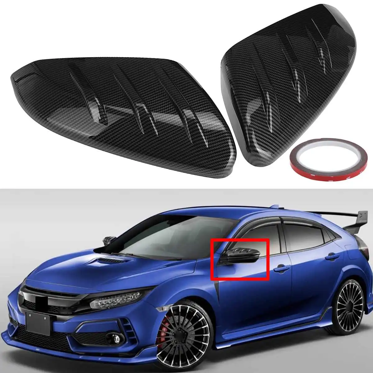 A Pair ABS Car Rearview Rear View Mirror Cover Cap Add-on for Honda for Civic 4 DOOR SEDAN 2016-2020 Side Door Mirror Cover
A Pair ABS Car Rearview Rear View Mirror Cover Cap Add-on for Honda for Civic 4 DOOR SEDAN 2016-2020 Side Door Mirror Cover