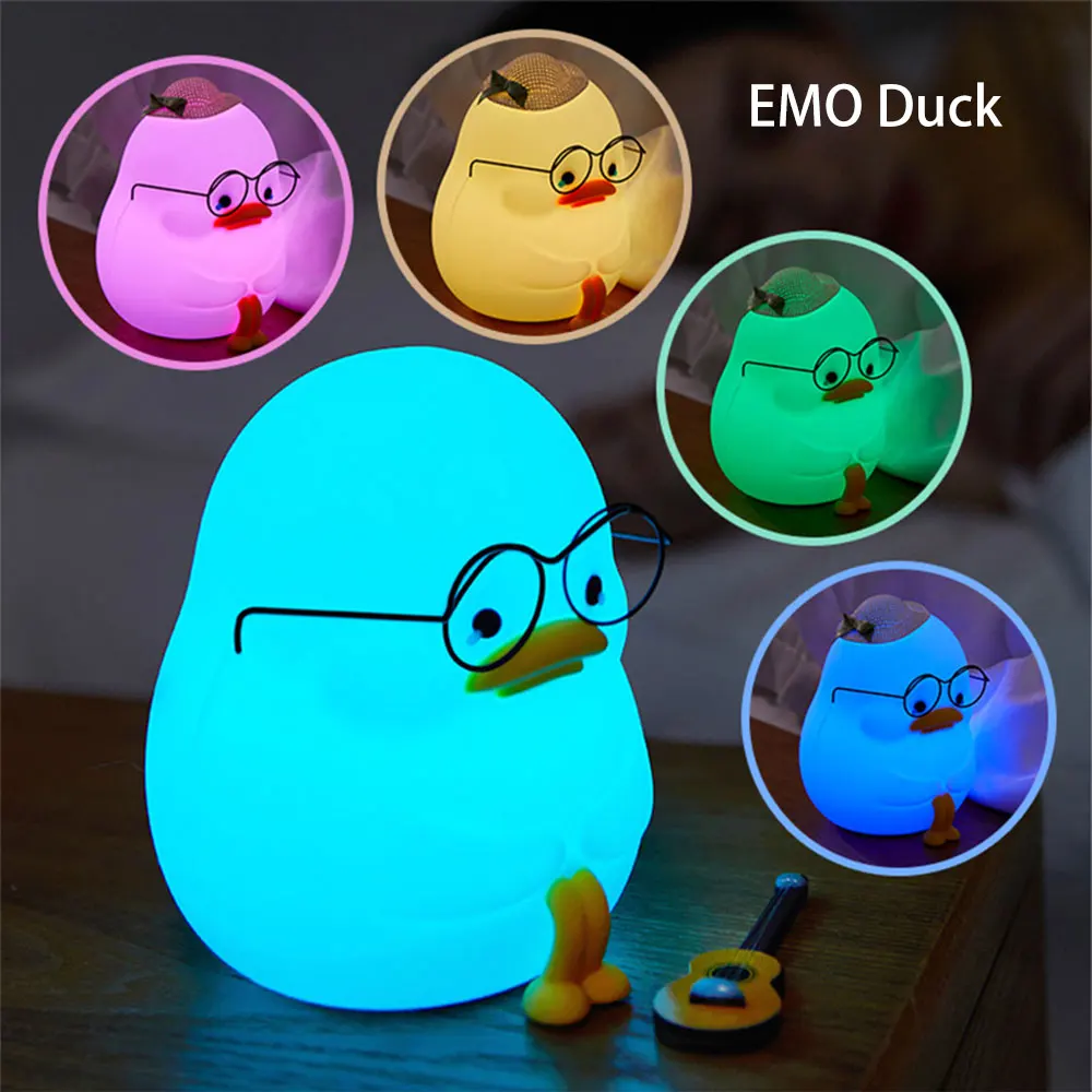 LED USB Cartoon Cute Silicone Duck Night Light Dimmable Night Lamp Children Birthday Gift Bedroom Decor Eye Protection Desk Lamp
LED USB Cartoon Cute Silicone Duck Night Light Dimmable Night Lamp Children Birthday Gift Bedroom Decor Eye Protection Desk Lamp