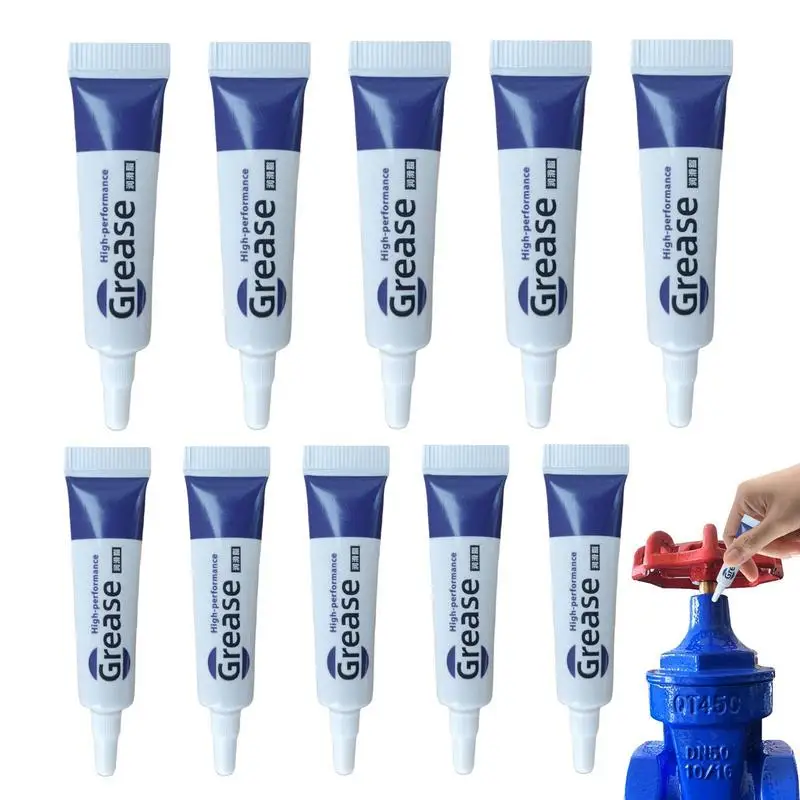 10pcs Multipurpose Silicone Grease Waterproof Plumbers Grease for Use On Most Surfaces No Drip No Freeze Lubrication
10pcs Multipurpose Silicone Grease Waterproof Plumbers Grease for Use On Most Surfaces No Drip No Freeze Lubrication