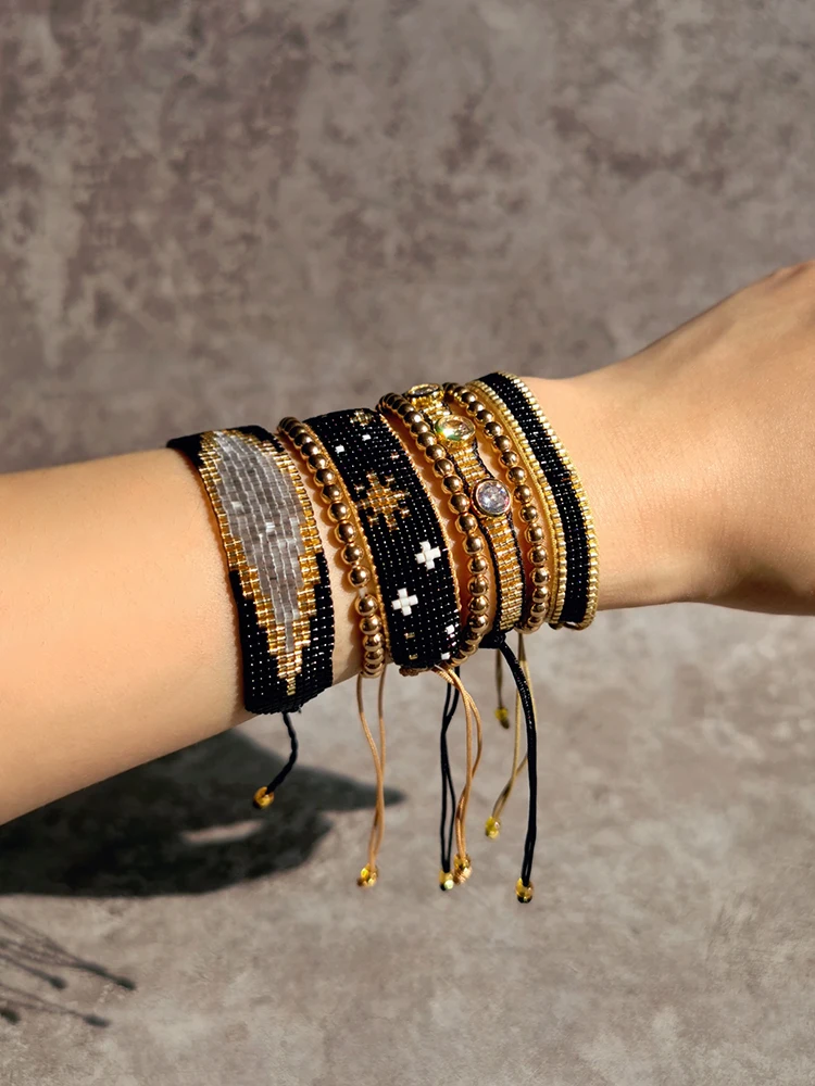 YUOKIAA Mostacilla Miyuki Seed Beads Bracelet Evil Eye Star Charms Bracelet Cuff Women Bangle Summer Loom Woven Fashion Jewelry
YUOKIAA Mostacilla Miyuki Seed Beads Bracelet Evil Eye Star Charms Bracelet Cuff Women Bangle Summer Loom Woven Fashion Jewelry