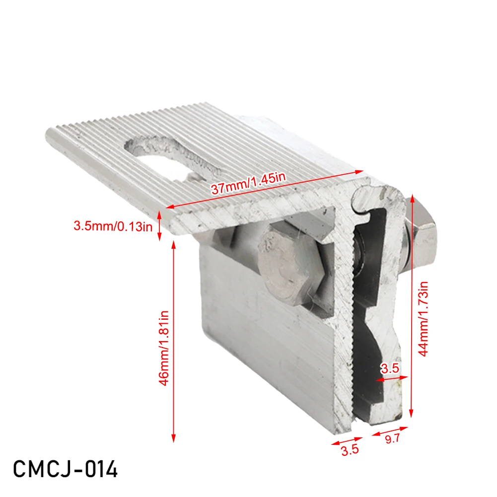 Roof Clamps PV Solar Module Outdoor Durable Horizontal Mounted Metal Standing Clamp Racking System Home Improvement
Roof Clamps PV Solar Module Outdoor Durable Horizontal Mounted Metal Standing Clamp Racking System Home Improvement