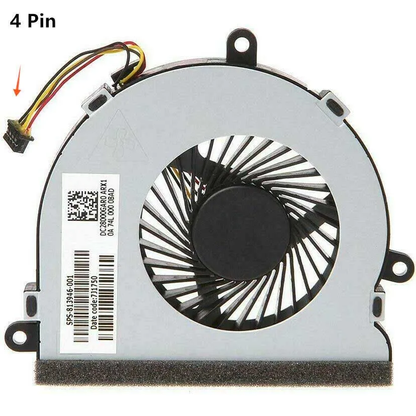 New Original Laptop CPU Cooling Fan for HP 15-AC 15-BS Series Cooler FN0565-A1033L2AL DFS470805CL0T FK3M 813946-001 925012-001
New Original Laptop CPU Cooling Fan for HP 15-AC 15-BS Series Cooler FN0565-A1033L2AL DFS470805CL0T FK3M 813946-001 925012-001