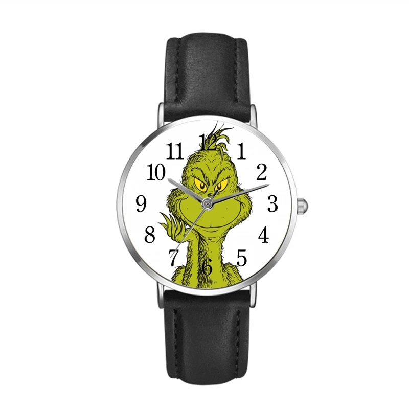 How the Grinch Stole Christmas Children's Watch Silver Black Leather Strap New Kids Gift
How the Grinch Stole Christmas Children's Watch Silver Black Leather Strap New Kids Gift