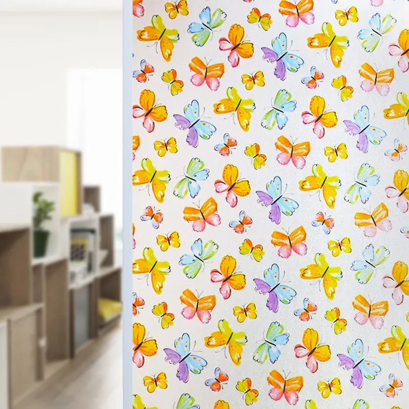 90*200 cm Color butterfly pattern decorative glass film toilet living room bedroom kids room balcony door privacy window film
90*200 cm Color butterfly pattern decorative glass film toilet living room bedroom kids room balcony door privacy window film