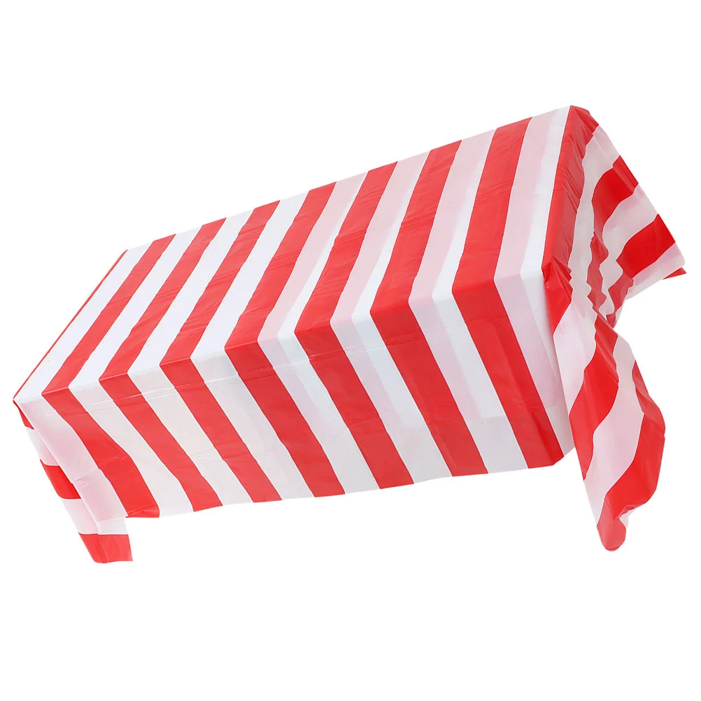 Striped Circus Tablecloth Reusable Plastic Table Cover Carnival Theme Party Decoration
Striped Circus Tablecloth Reusable Plastic Table Cover Carnival Theme Party Decoration