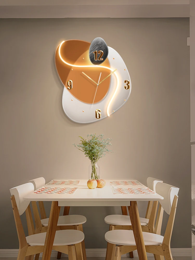 Dining room decoration painting living room clock hanging painting modern simple table wall clock creative clock
Dining room decoration painting living room clock hanging painting modern simple table wall clock creative clock