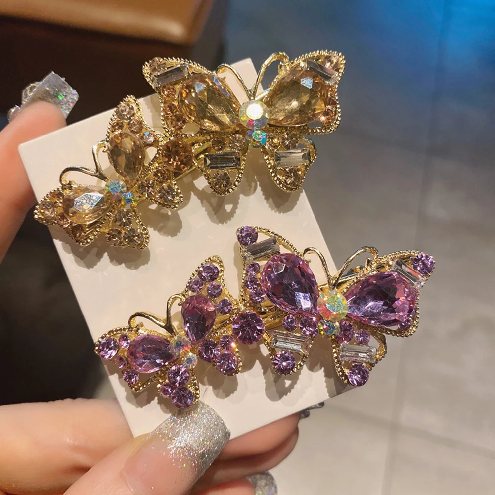 Rhinestones Butterfly Hair Clip For Women Hair Accessories Crystal Hair Clips Girls Barrette Hair pins Hair Jewelry Headdress
Rhinestones Butterfly Hair Clip For Women Hair Accessories Crystal Hair Clips Girls Barrette Hair pins Hair Jewelry Headdress