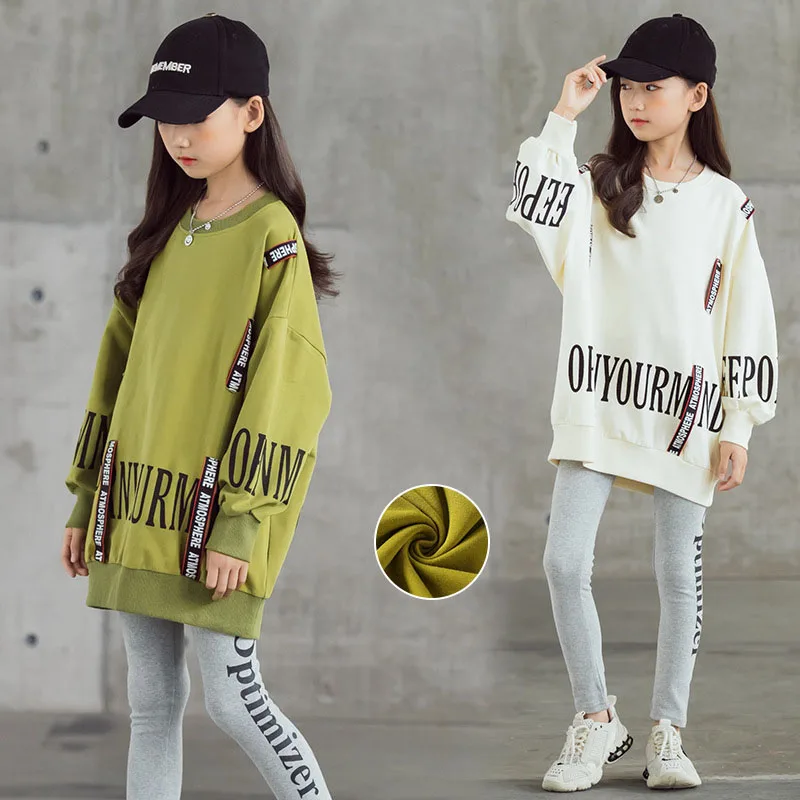 Spring Autumn Children Sweater Teenager Girls Long Sleeve Hoodies Kids Letter Printed Fashion Top Clothes
Spring Autumn Children Sweater Teenager Girls Long Sleeve Hoodies Kids Letter Printed Fashion Top Clothes