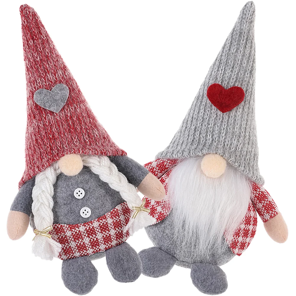 

Gnome Day Valentine Plush Gnomes S Decor Ornament Valentines Dwarf Faceless Decorations Party Desktop Festival Nisse Norwegian