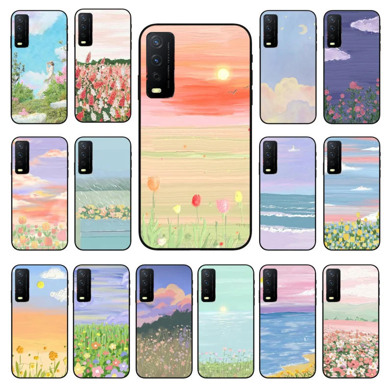 Drawing Flower Sceneary Phone Case For VIVO Y31 Y21 Y70 Y21S Y20 Y72 1907 Y12 Y11S Y53S Y33S Y55 Y76 Y51 Y15S Y01 Funda
Drawing Flower Sceneary Phone Case For VIVO Y31 Y21 Y70 Y21S Y20 Y72 1907 Y12 Y11S Y53S Y33S Y55 Y76 Y51 Y15S Y01 Funda