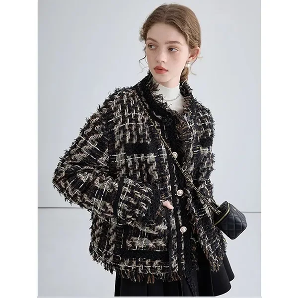 Xiaoxiangfeng down jacket jacket female short 2023 winter tassel tweed jacket jacket winter tweed jacket female senior little ma
Xiaoxiangfeng down jacket jacket female short 2023 winter tassel tweed jacket jacket winter tweed jacket female senior little ma