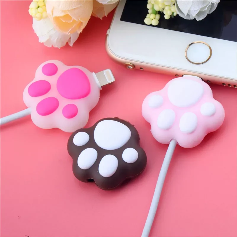 Paws Protector Cable Charger Cute Anime USB Cable Protector Cartoon Kawaii Cable Bite Organizer Animal For IPhone
Paws Protector Cable Charger Cute Anime USB Cable Protector Cartoon Kawaii Cable Bite Organizer Animal For IPhone