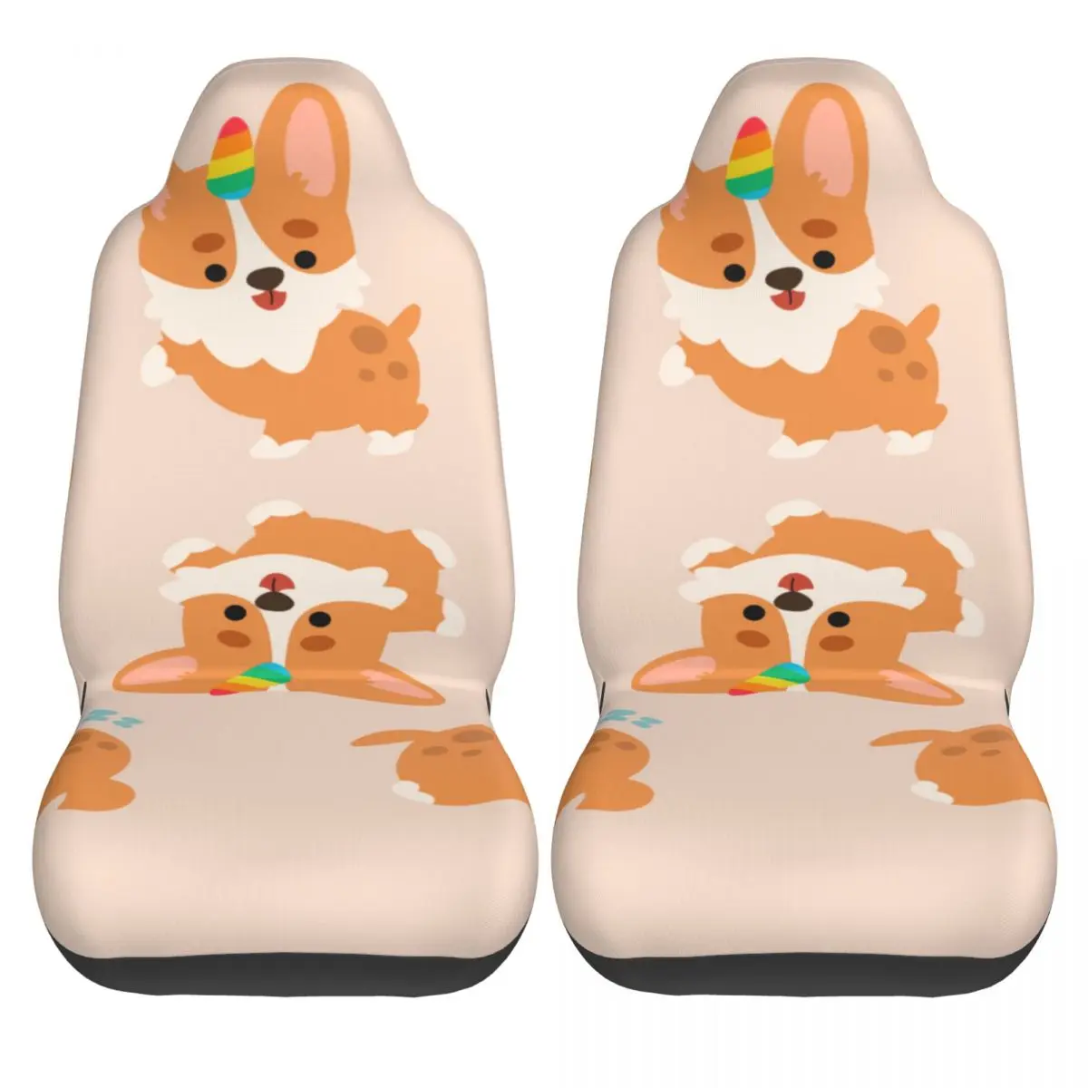 2PCS Car Seat Covers Set Universal Fit Most Car covers Kawaii Dog Unicorn Character Car Seat Protector
2PCS Car Seat Covers Set Universal Fit Most Car covers Kawaii Dog Unicorn Character Car Seat Protector